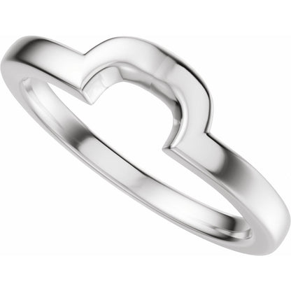 Band for 9x7 mm Elongated Cushion Ring