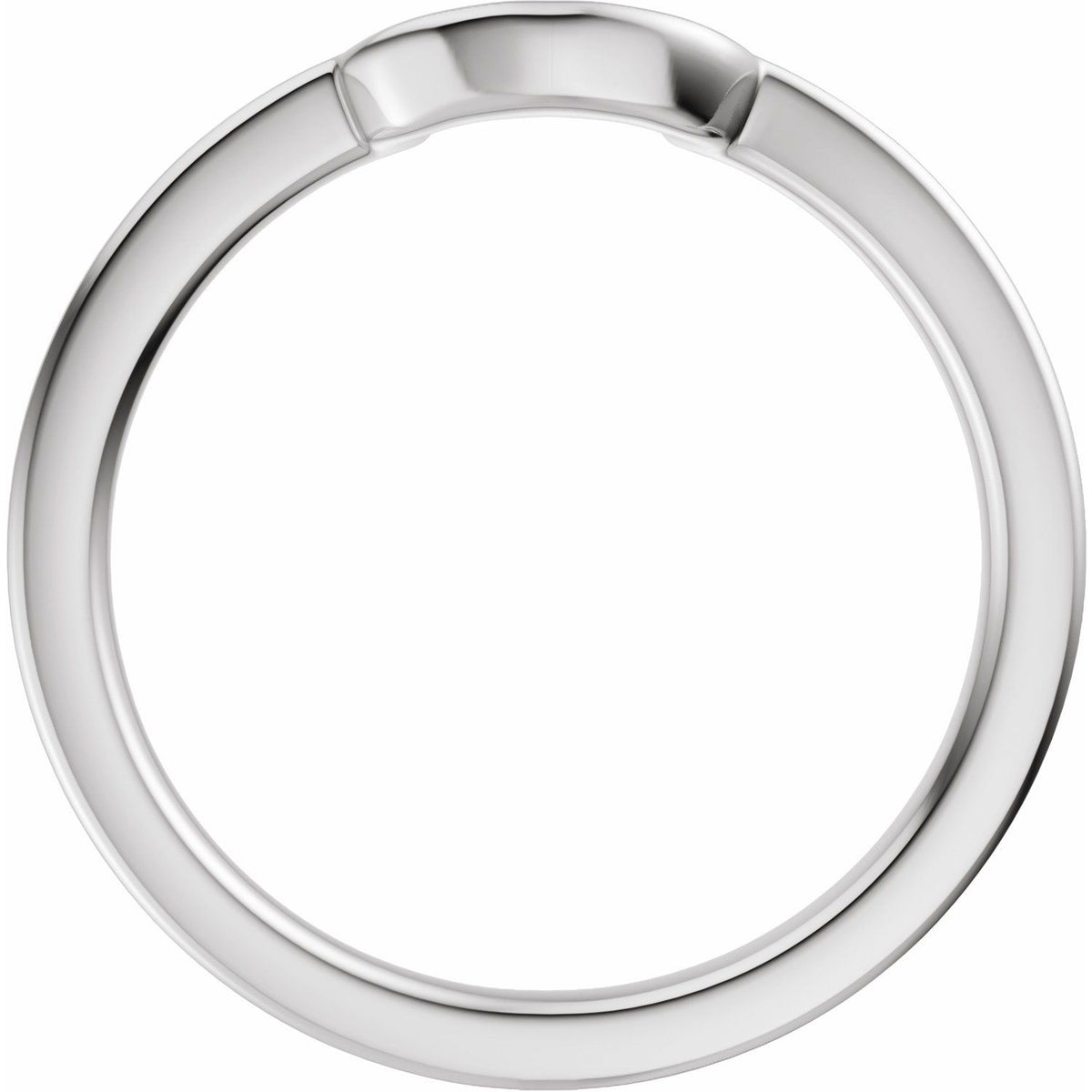 Band for 9x7 mm Elongated Cushion Ring