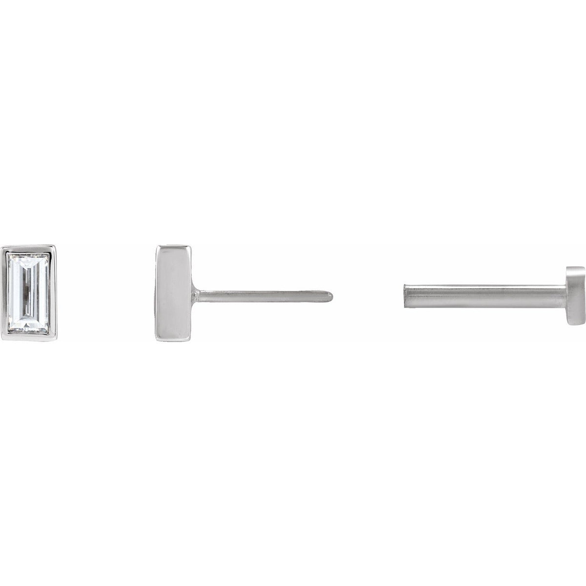 .07 CT Lab-Grown Diamond Stud Earring