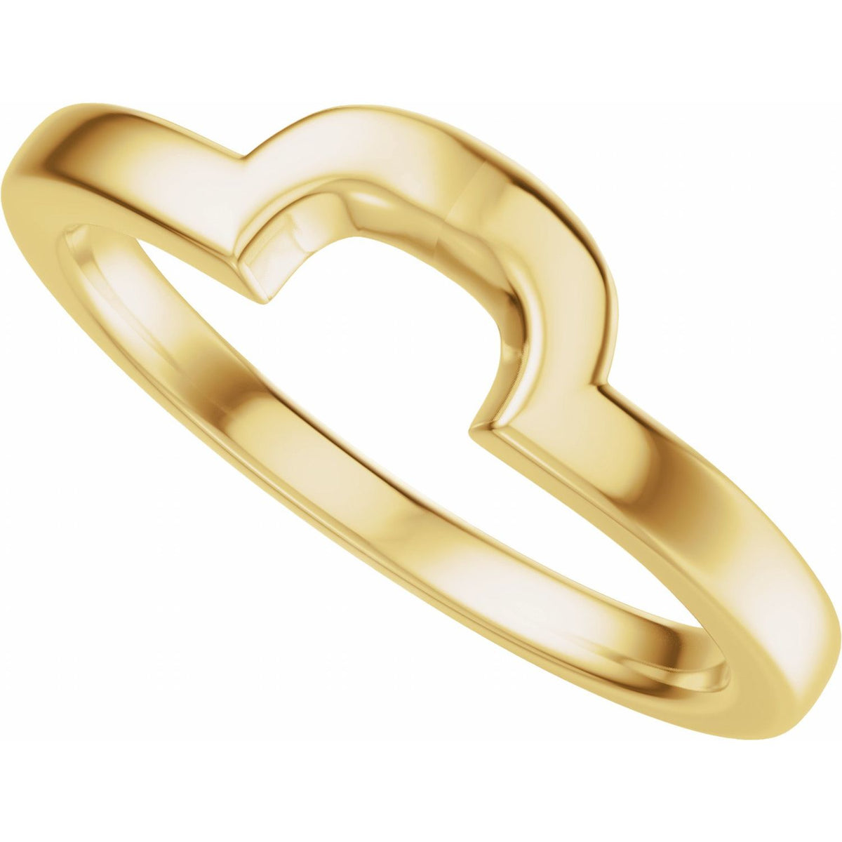 Band for 9x7 mm Elongated Cushion Ring