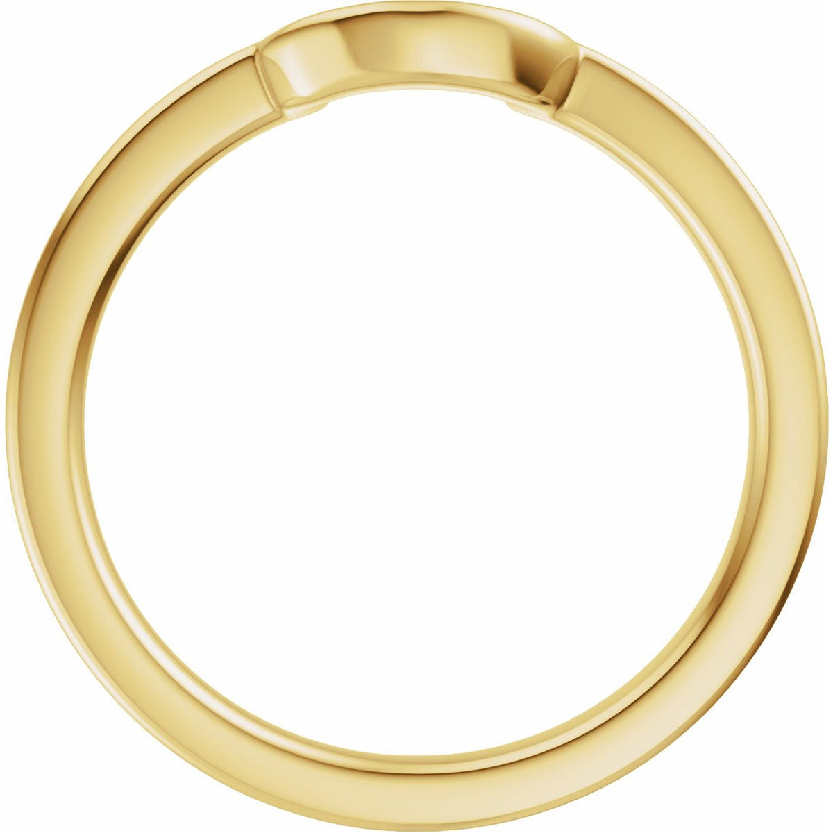 Band for 9x7 mm Elongated Cushion Ring