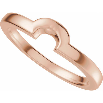 Band for 7x5 mm Elongated Cushion Ring