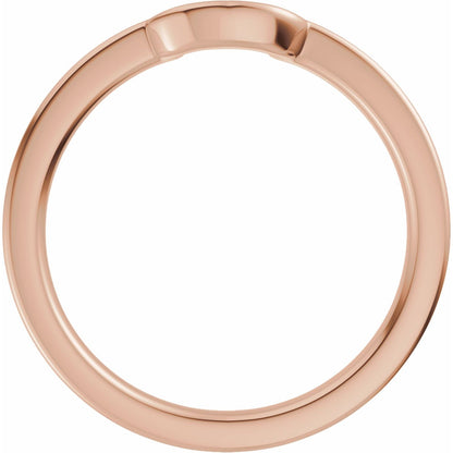 Band for 8x6 mm Elongated Cushion Ring