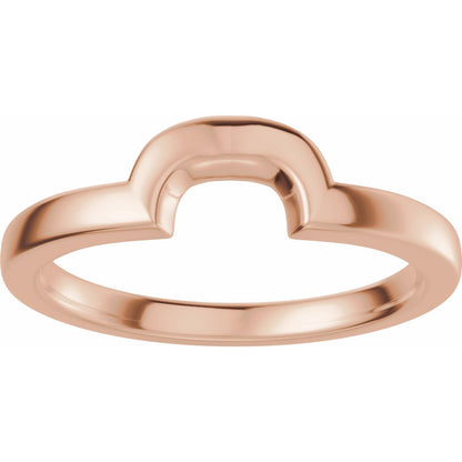 Band for 9x7 mm Elongated Cushion Ring