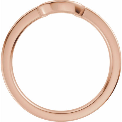 Band for 9x7 mm Elongated Cushion Ring