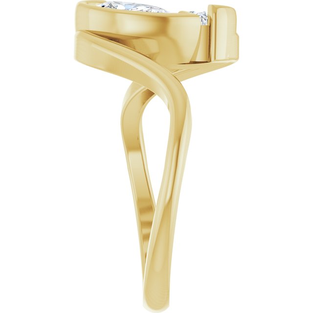 1 CTW Lab-Grown Diamond Two-Stone Engagement Ring