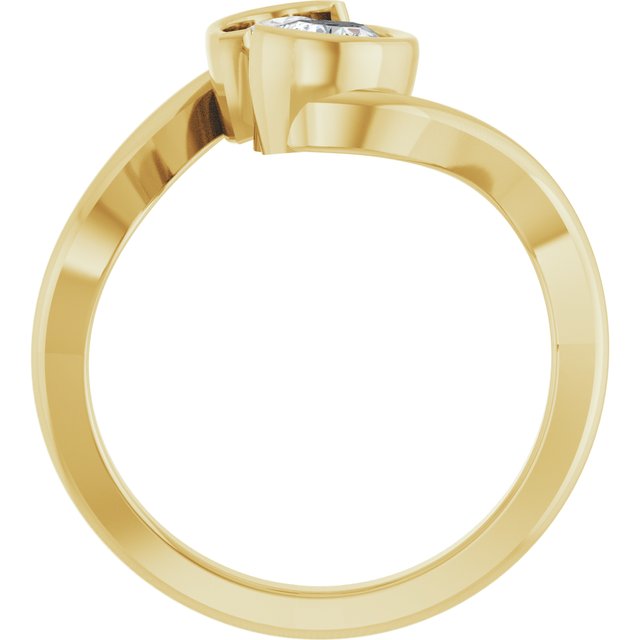 1 CTW Lab-Grown Diamond Two-Stone Engagement Ring