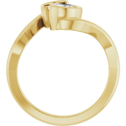1 CTW Lab-Grown Diamond Two-Stone Engagement Ring