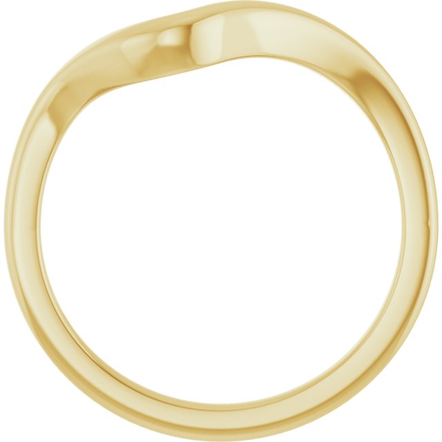 Band for 6x6 mm Heart Ring