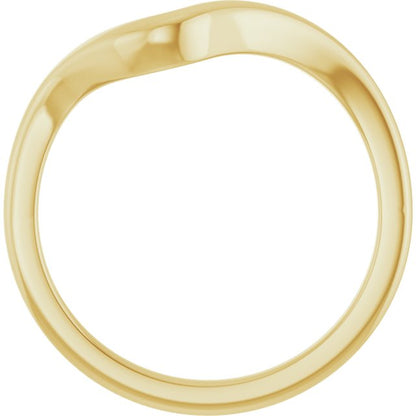 Band for 6x6 mm Heart Ring