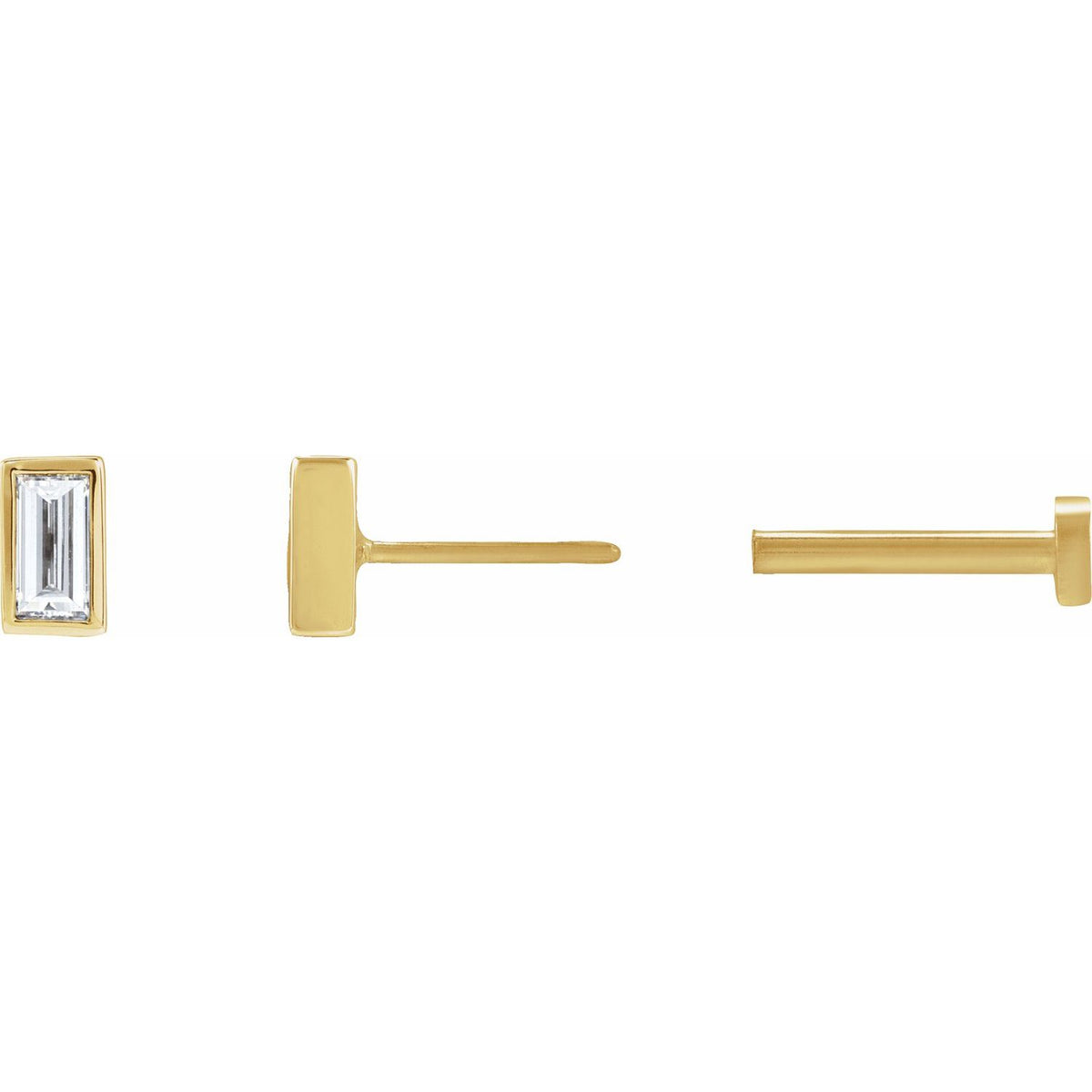 .07 CT Lab-Grown Diamond Stud Earring