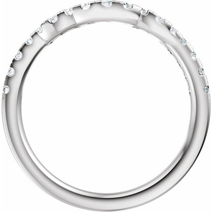 1/3 CTW Lab-Grown Diamond Matching Band, 2.2 mm