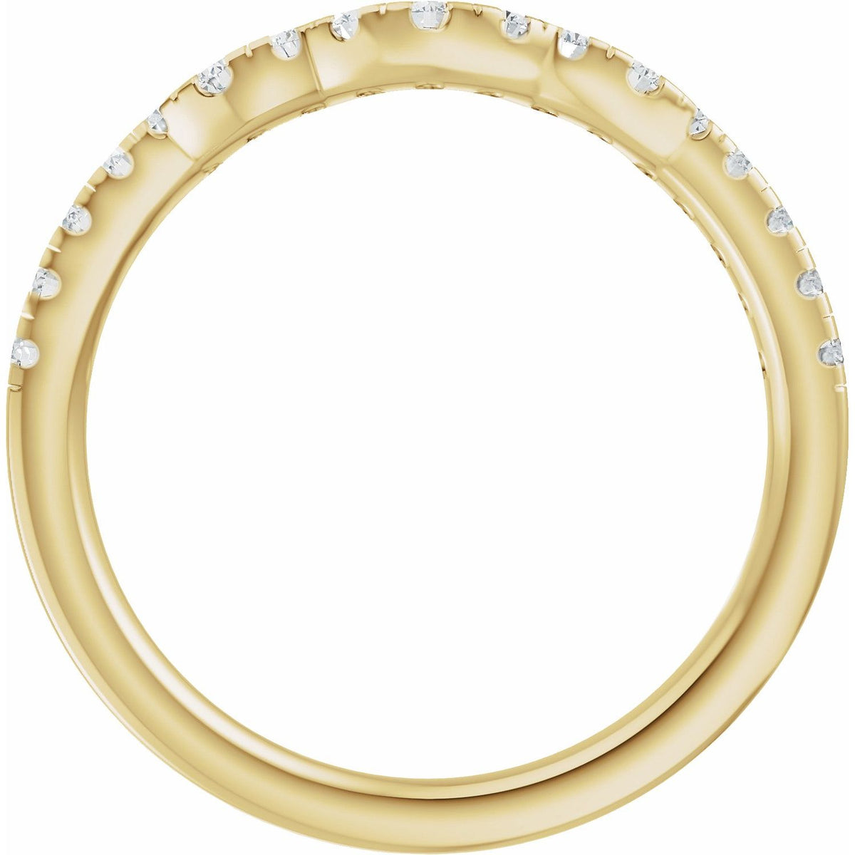 1/3 CTW Lab-Grown Diamond Matching Band, 2.2 mm