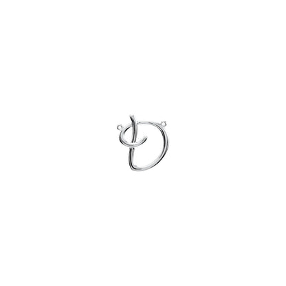 Script Initial Necklace Center