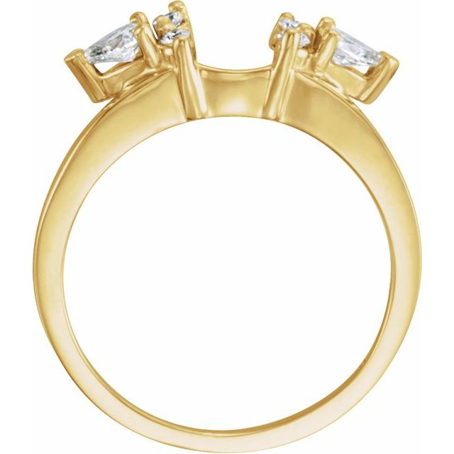 1/3 CTW Natural Diamond Wrap-Style Ring