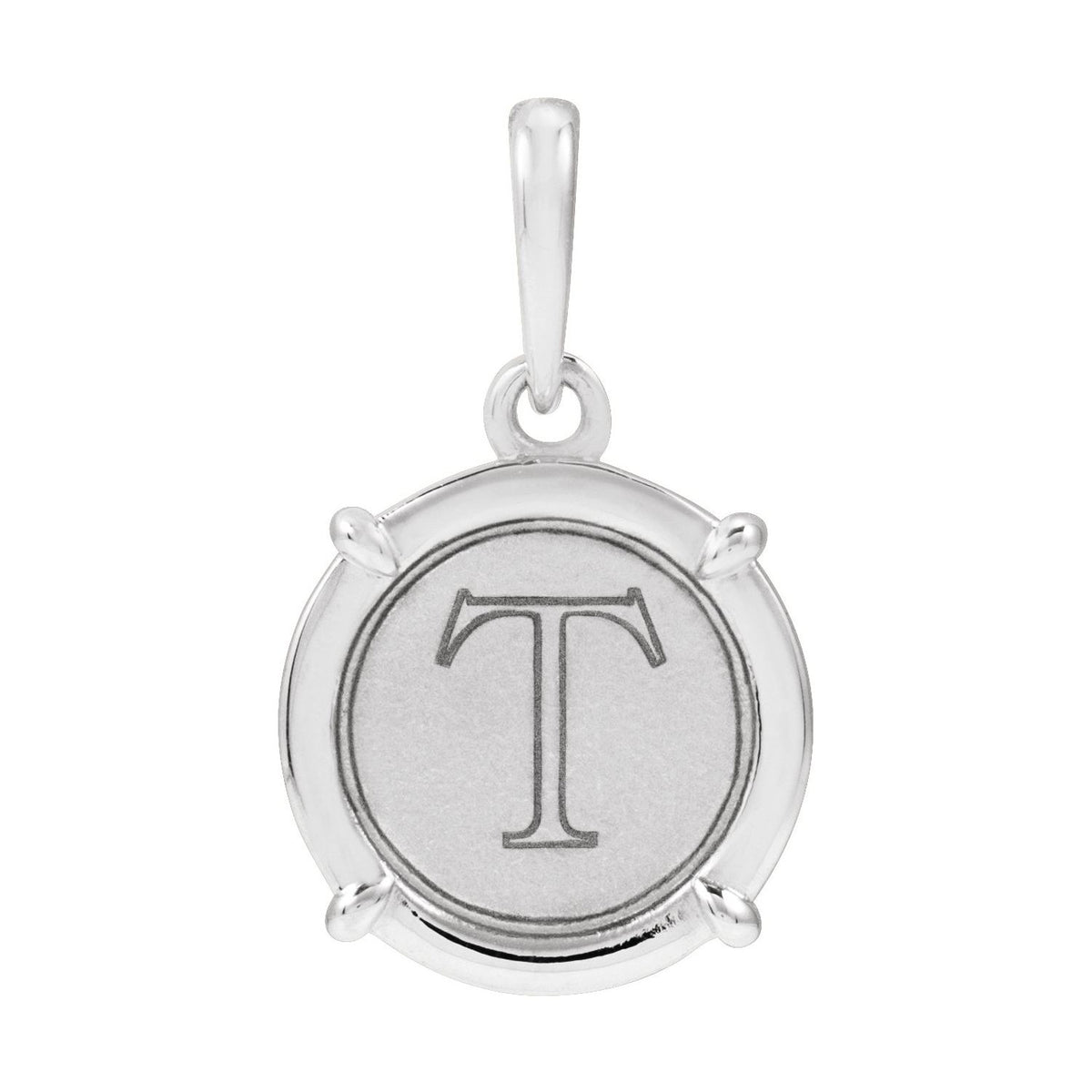 Engravable Round Pendant