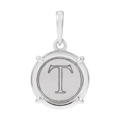 Engravable Round Pendant