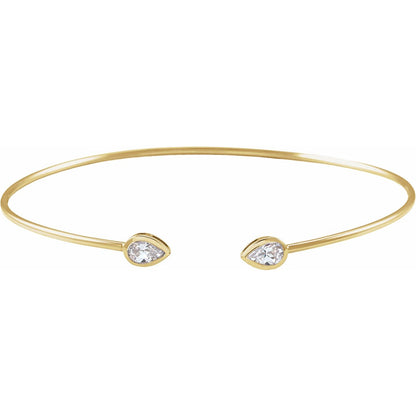 1/2 CTW Lab-Grown Diamond Bangle Bracelet