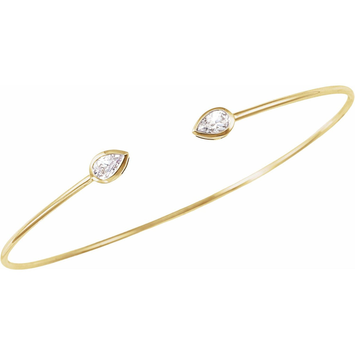 1/2 CTW Lab-Grown Diamond Bangle Bracelet