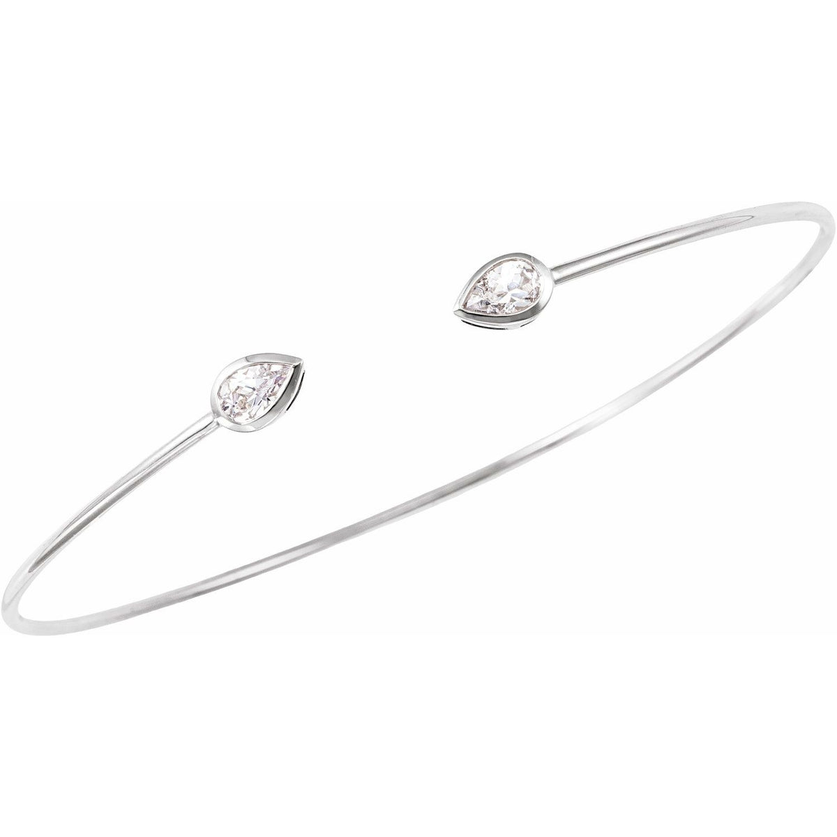 1/2 CTW Lab-Grown Diamond Bangle Bracelet