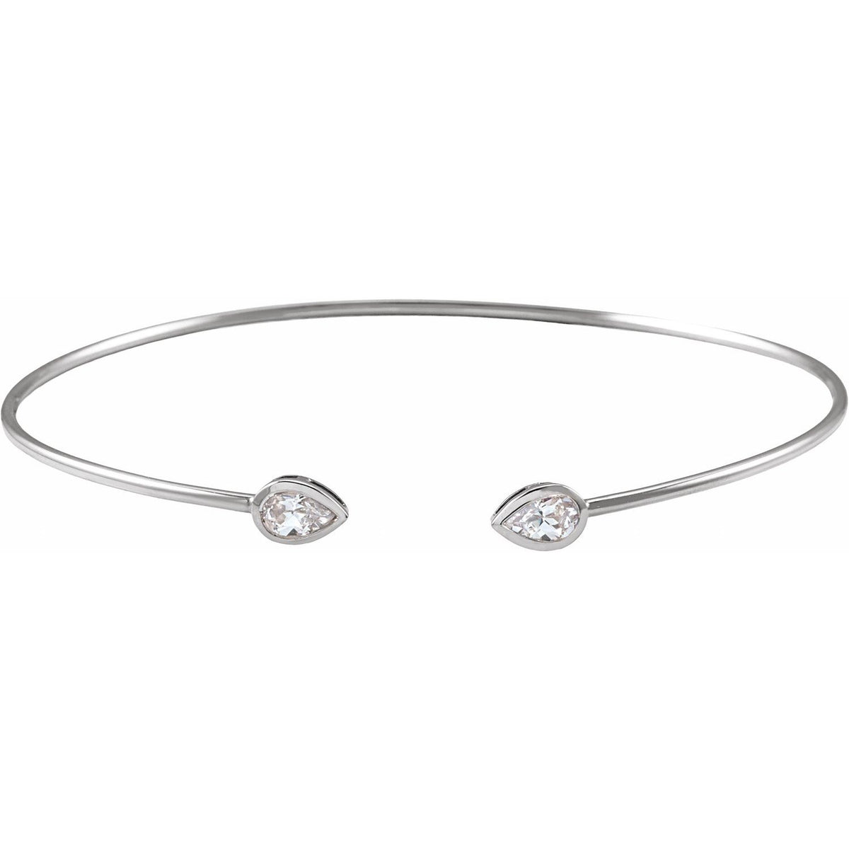 1/2 CTW Lab-Grown Diamond Bangle Bracelet