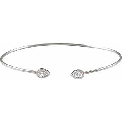 1/2 CTW Lab-Grown Diamond Bangle Bracelet