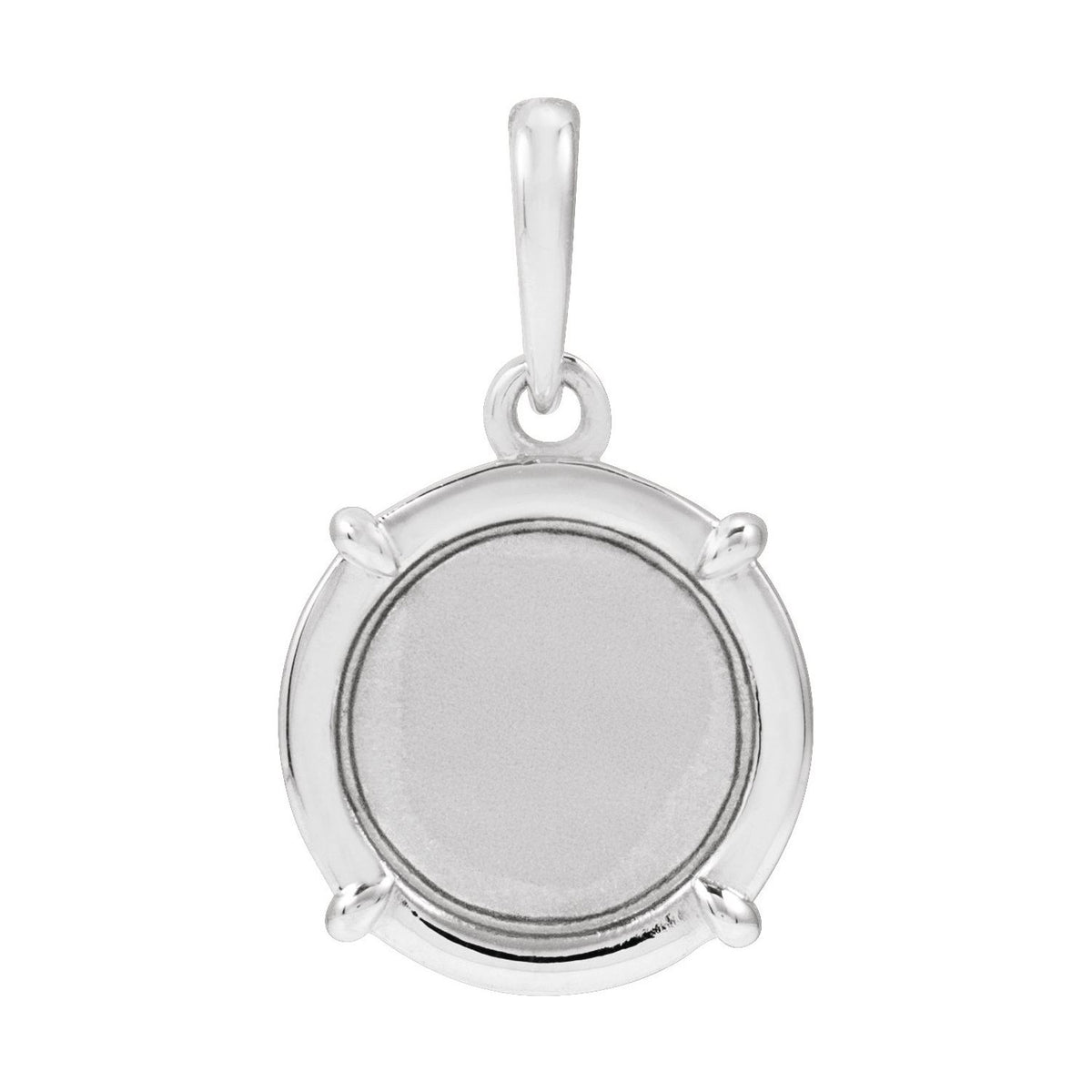 Engravable Round Pendant