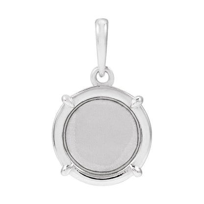 Engravable Round Pendant