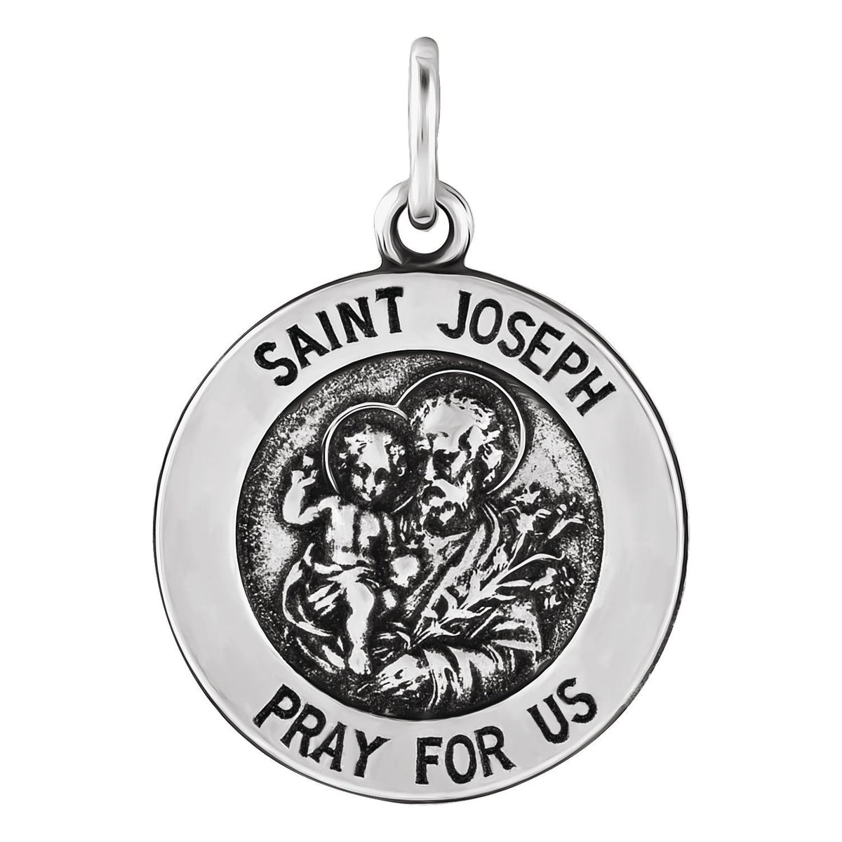 Sterling Silver St. Joseph Medal