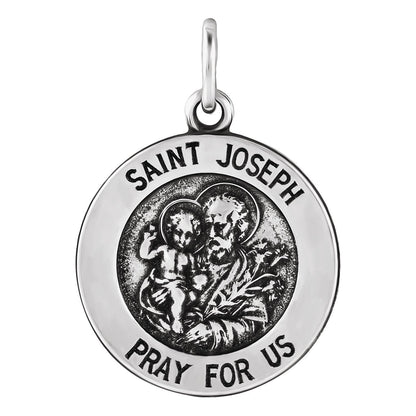 Sterling Silver St. Joseph Medal
