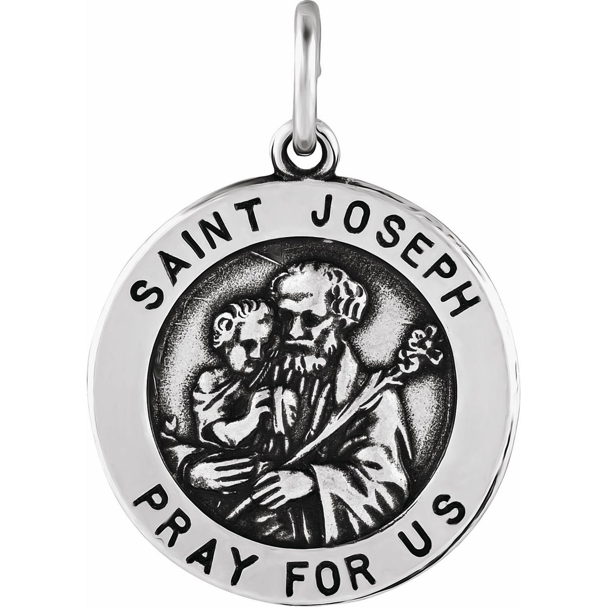 Sterling Silver St. Joseph Medal