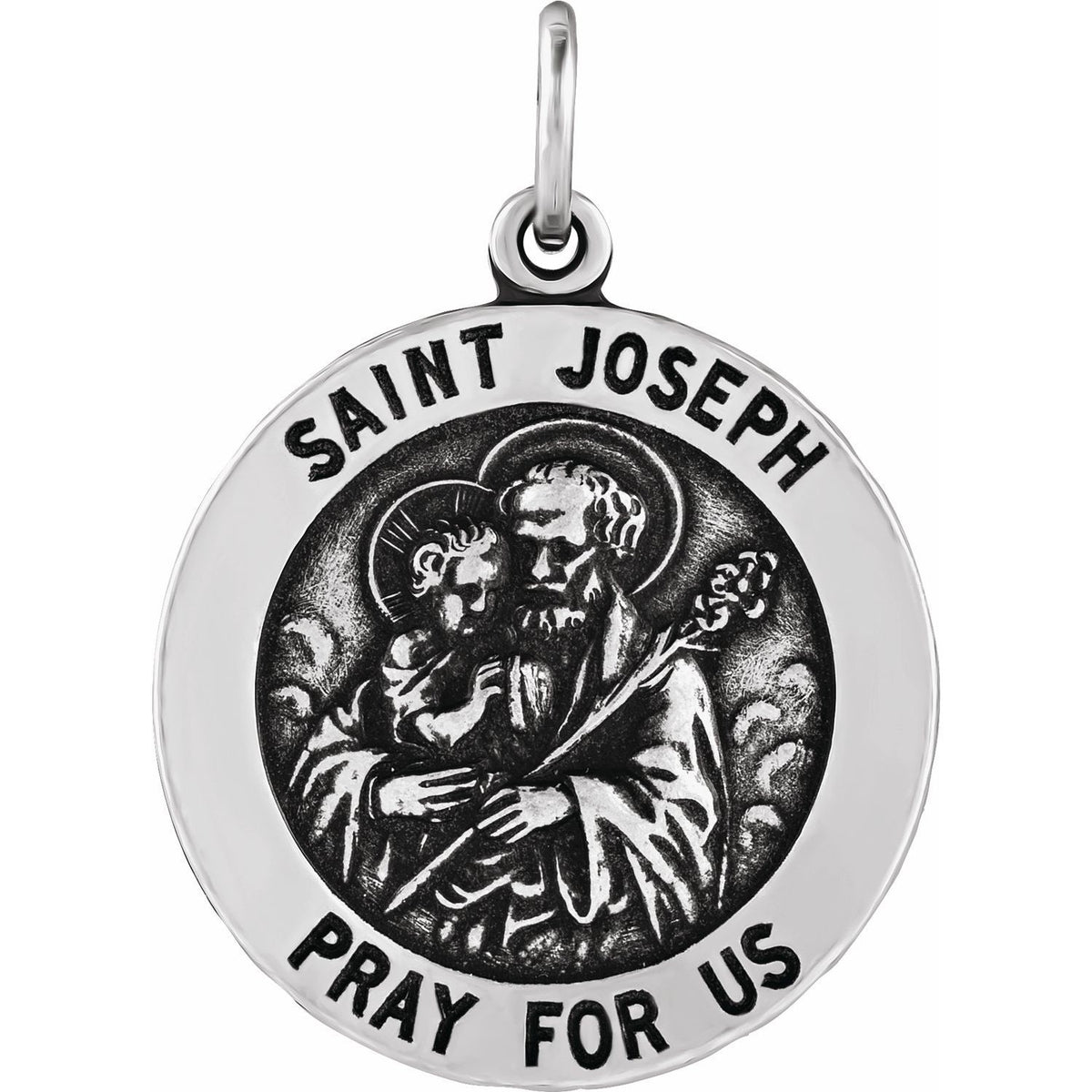 Sterling Silver St. Joseph Medal