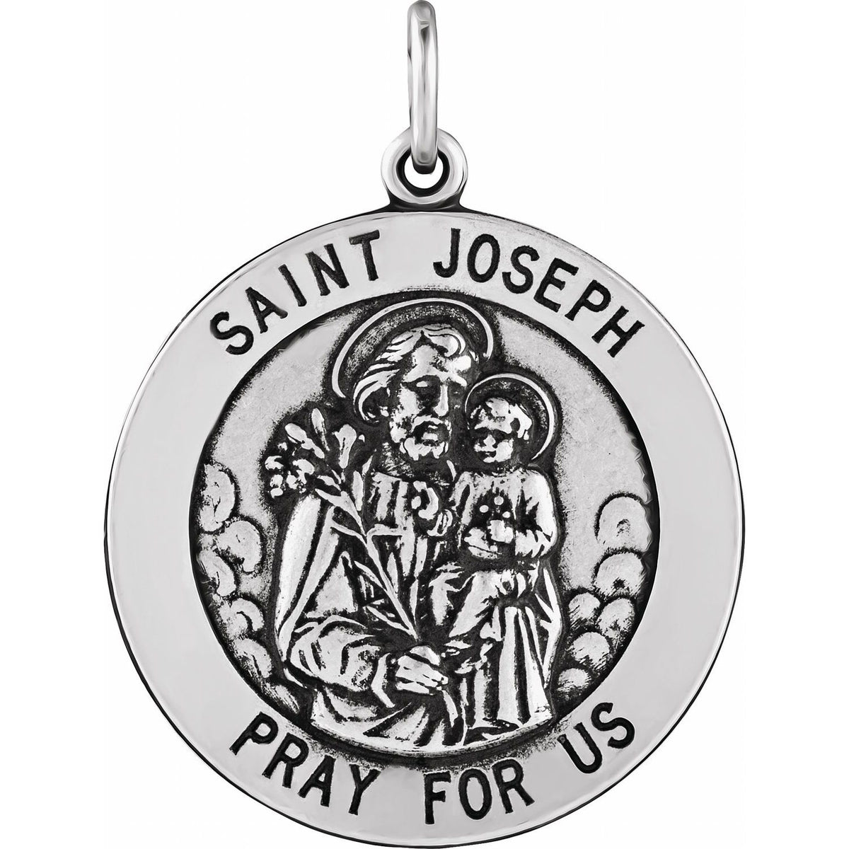 Sterling Silver St. Joseph Medal