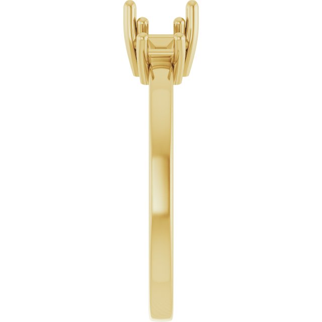 1/5 CTW Natural Diamond Contour Band, 7.25 mm