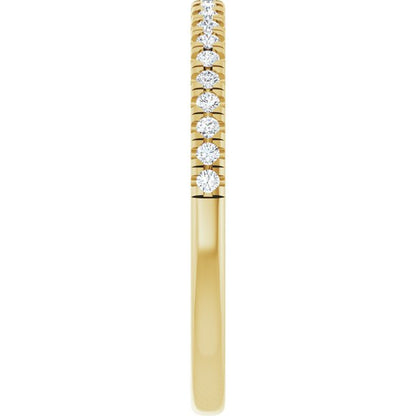 1/6 CTW Natural Diamond Matching Band, 1.8 mm