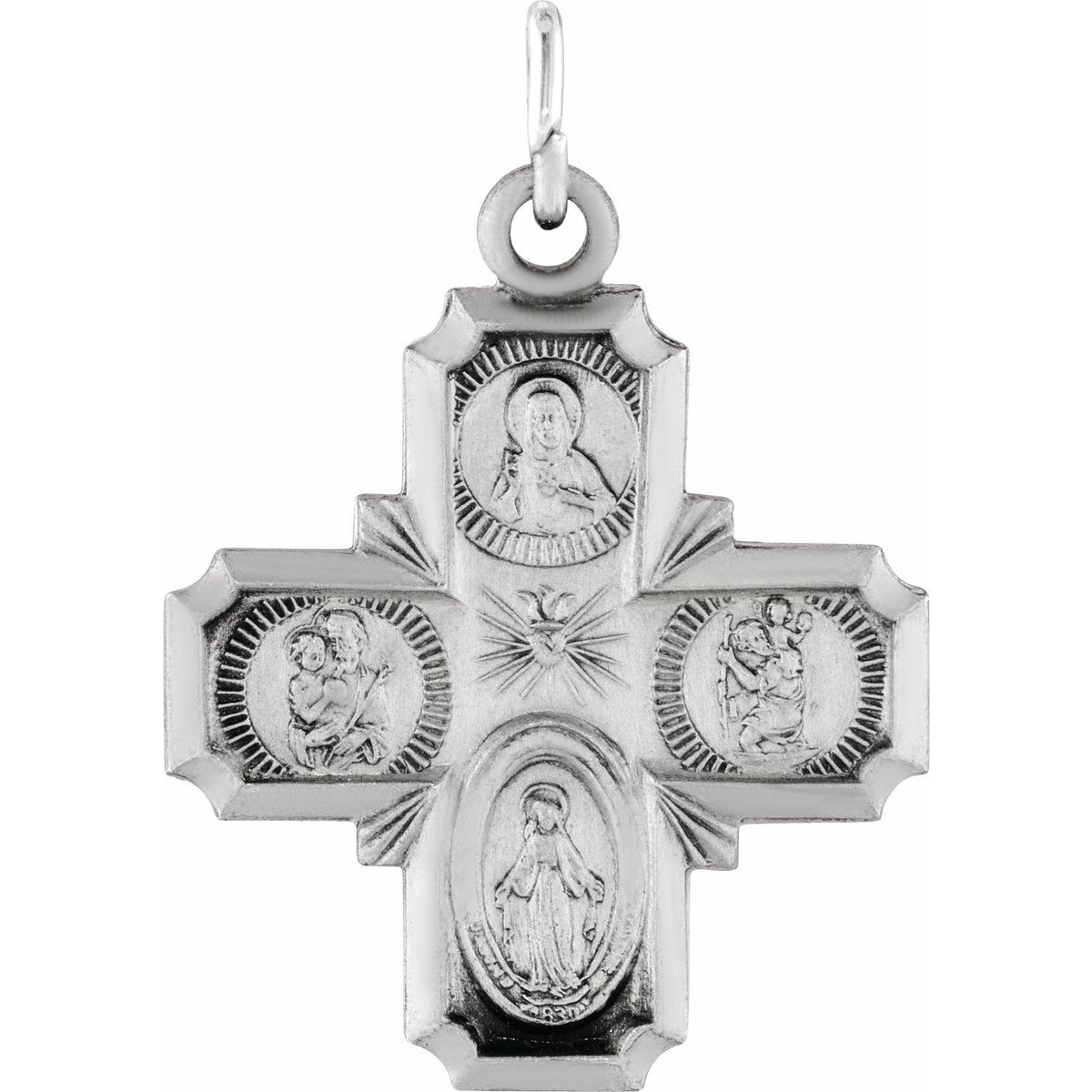 18x18 mm Four-Way Cross Medal