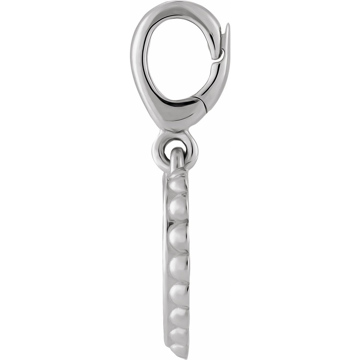 Engravable Heart Charm/Pendant, 18.6 x 11 mm