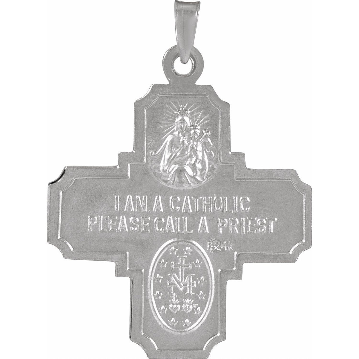 25x24 mm Four-Way Cross Medal