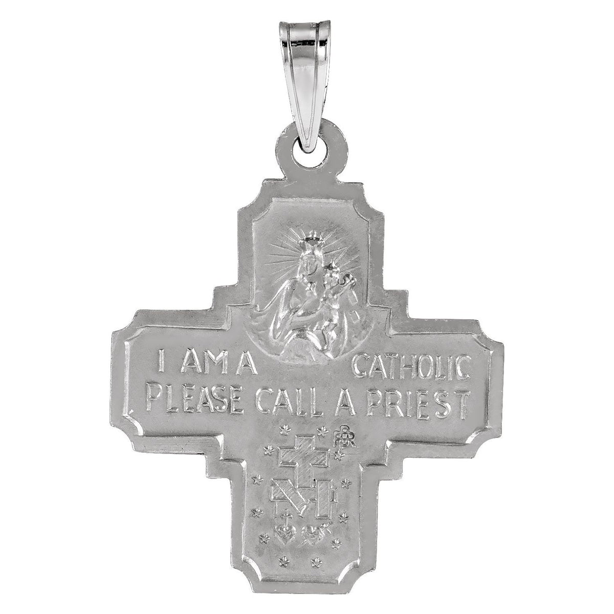 18x18 mm Four-Way Cross Medal