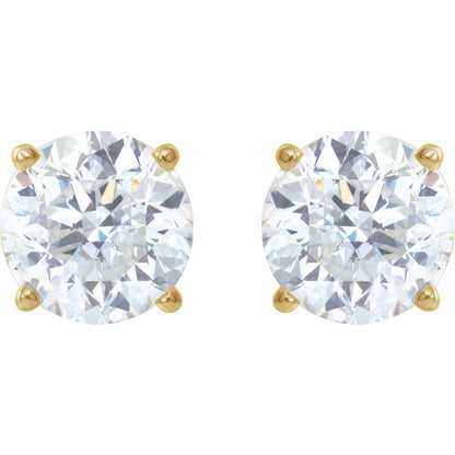 3 CTW Lab-Grown Diamond Earrings