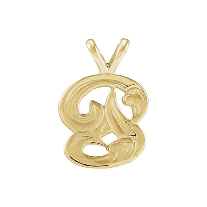 Small Initial Pendant