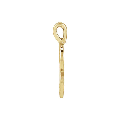 Small Initial Pendant