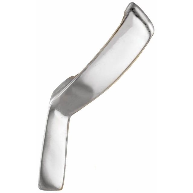 14K White Gold Deacon's Cross Lapel Pin Sash Only