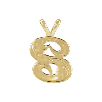 Small Initial Pendant