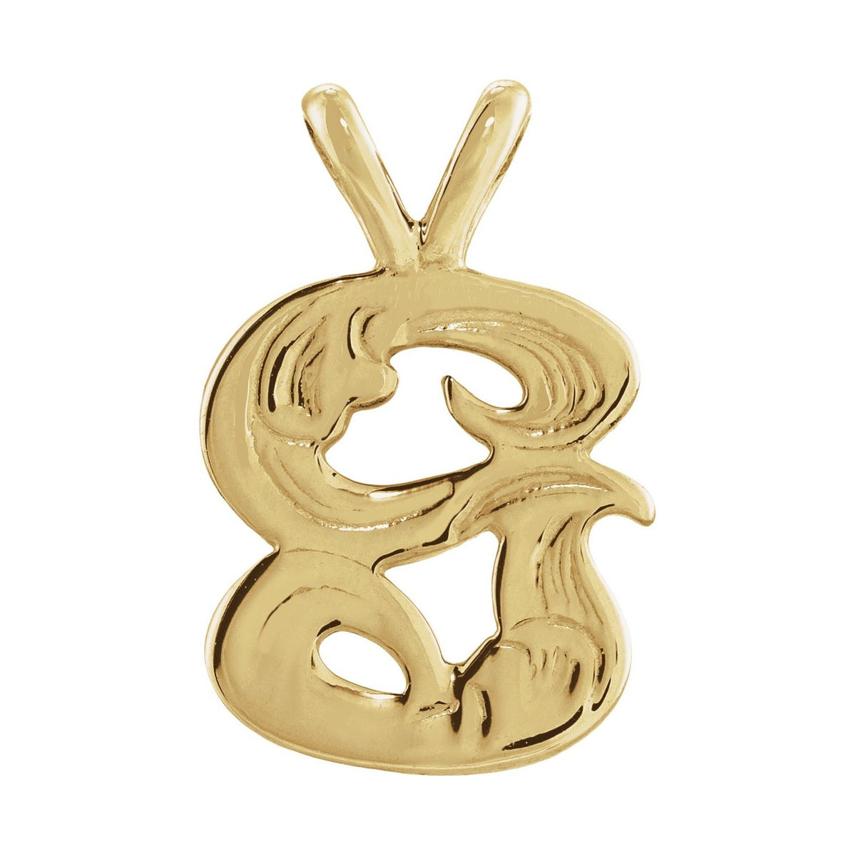 Small Initial Pendant