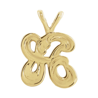 Small Initial Pendant