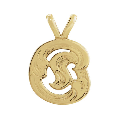 Small Initial Pendant