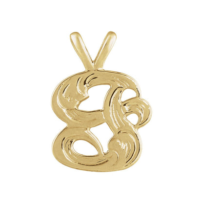 Small Initial Pendant