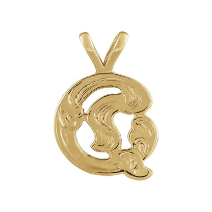 Small Initial Pendant