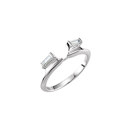 14K White Gold 1/5CTW Natural Diamond Wrap Style Enhancer